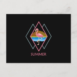 Funny Summer Flamingo Cute Flamingo Lover Postcard