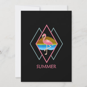 Funny Summer Flamingo Cute Flamingo Lover Save The Date