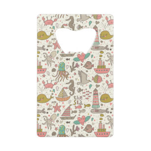 Funny Summer Pattern With Ships