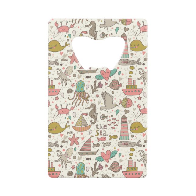 Funny Summer Pattern With Ships (Front)