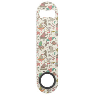 Funny Summer Pattern With Ships