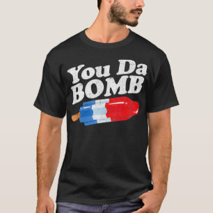 Funny Summer Popsicle Retro You Da Bomb 80s Gift  T-Shirt
