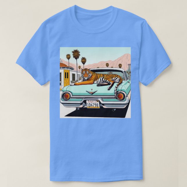 Funny Summer Tiger lover Motel 2024 T-Shirt (Design Front)
