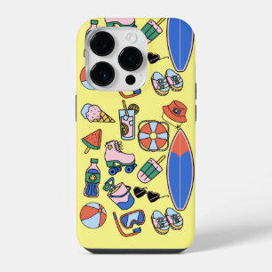 funny summer vacation beach lovers iPhone 14 pro case