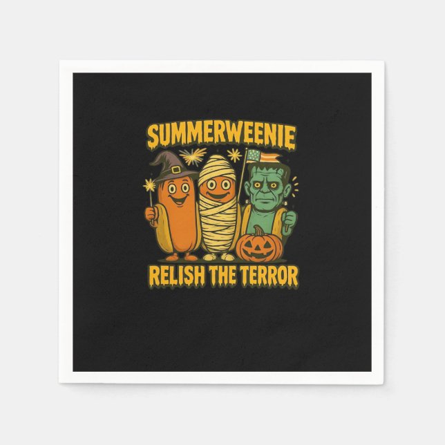 Funny Summerweenie 4Th Of July Essential Napkin (Front)