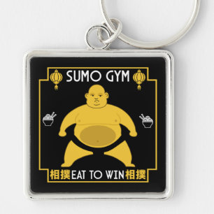 Funny Sumo Wrestler Key Ring