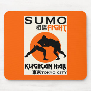 Funny Sumo Wrestler Mouse Pad
