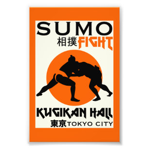 Funny Sumo Wrestler Photo Print