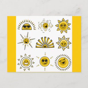funny_sun2 postcard