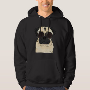 Funny Sunglass Pug T shirt Tee for Pet Lovers Esse
