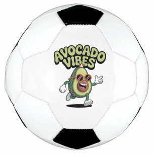 Funny Sunglasses Avocado Soccer Ball