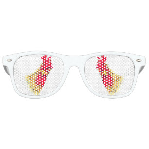 Funny Sunglasses Gift with Surprised Rooster