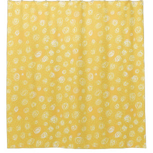 Funny sunny seamless patternabstract,art,backgroun shower curtain