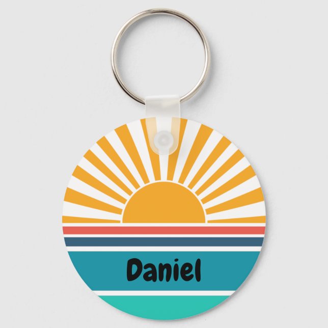 Funny Sunshine Name Key Ring (Front)