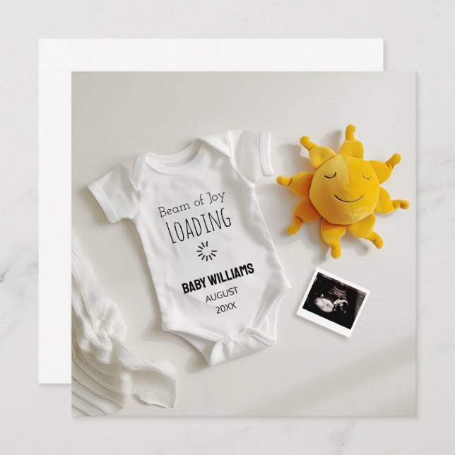 Funny Sunshine Pregnancy Announcement (Front/Back)