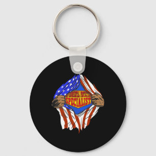 Funny Super Environmental Protection Specialist He Key Ring