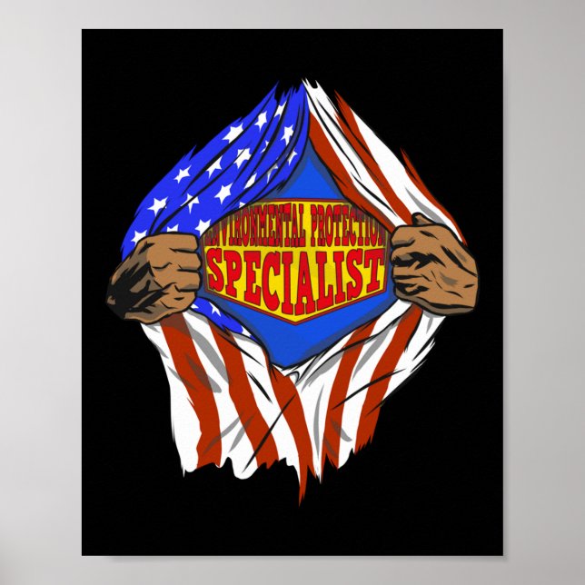 Funny Super Environmental Protection Specialist He Poster (Front)