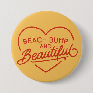 Funny Surfer Mum to Be Summer Beach Bum Punny  7.5 Cm Round Badge