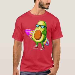 Funny Surfing and Avocado Lover T-Shirt