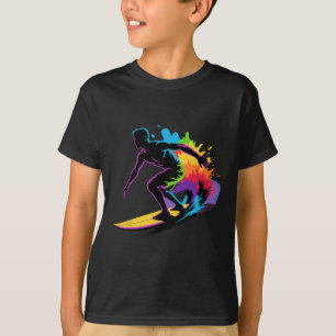 Funny Surfing Art For Men Women Kids Surfing Lover T-Shirt