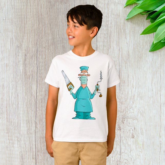 Funny Surgeon Cartoon Hilarious Medical Humour  T-Shirt (Creator Uploaded)