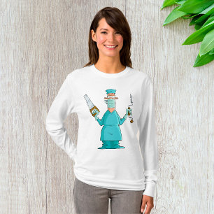 Funny Surgeon Cartoon Hilarious Medical Humour  T-Shirt