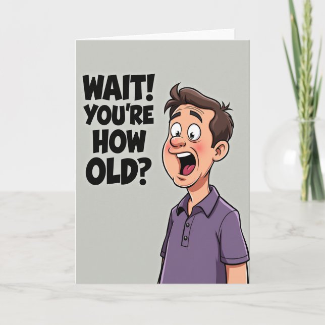 Funny Surprise Birthday Card (Front)