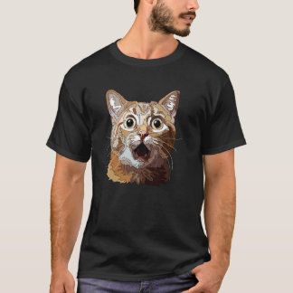 Funny Surprised Cat T-Shirt