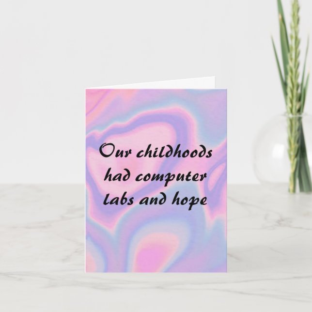 Funny Surviving Adulthood Birthday Card (Front)