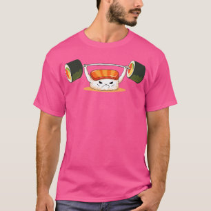 Funny Sushi Weight Lifting I Love Sushi Rolls Gym  T-Shirt