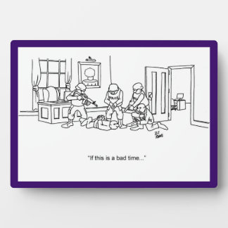 Funny Swat Team Business Plaque