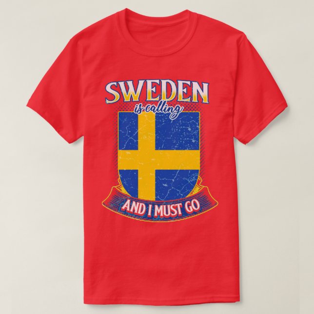 Funny Sweden T-Shirt (Design Front)