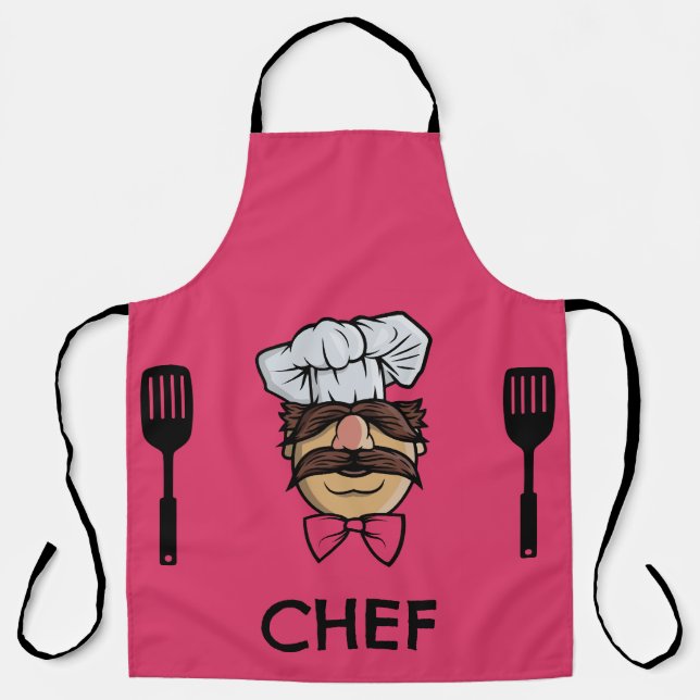 Funny Swedish Chef Apron (Front)