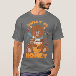 Funny Sweet As Honey Cute Bear Bee Child Son Daugh T-Shirt