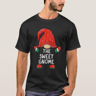 Funny Sweet Gnome Christmas Matching Family Boys G T-Shirt