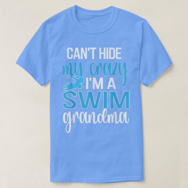 Funny Swim Grandma Of A Swimmer Swimming Grandma  T-Shirt (Design Front)