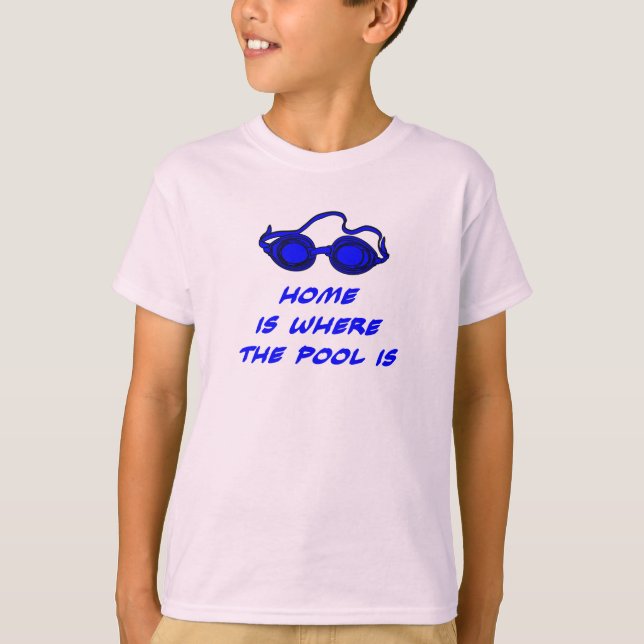 Funny Swim Quote - Long-Sleeve Top for Kids (Front)