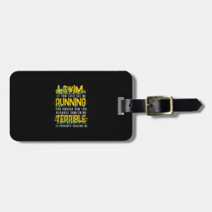 Funny Swimming Gift For Swimmer Luggage Tag
