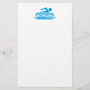 Funny Swimming Stationery