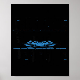 Funny Swimming Swimmer Chlorine Is My Perfume Swim Poster