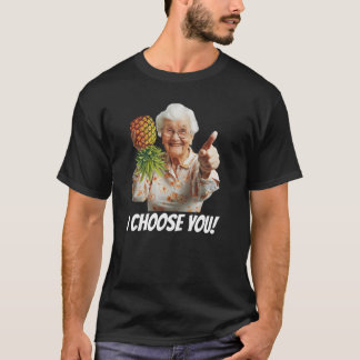 Funny Swinger Pineapple Inappropriate Embarrassing T-Shirt