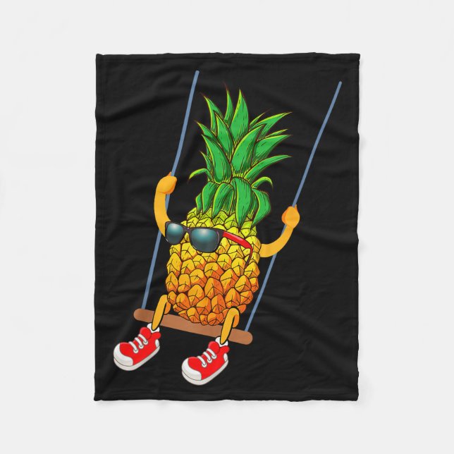 Funny Swinging Ne Swinger  Fleece Blanket (Front)