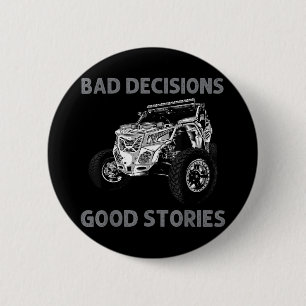 Funny Sxs Art For Men Women Sxs Utv Offroading Sid 6 Cm Round Badge