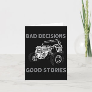 Funny Sxs Art For Men Women Sxs Utv Offroading Sid Card