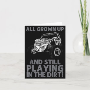 Funny Sxs Design For Men Women Offroading Utv Side Card
