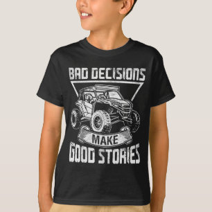 Funny Sxs Design For Men Women Sxs Utv Side By Sid T-Shirt