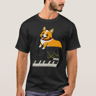 Funny Synthesizer For Corgi Dog Lover  T-Shirt