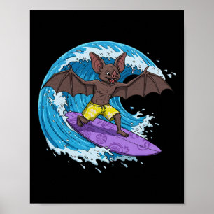 Funny T Is Surfing An Ocean Wave 1 - Fan Fun  Poster
