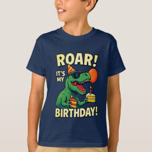 Funny T-Rex Dino Birthday T-Shirt