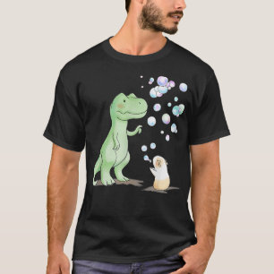 Funny T Rex Dinosaur and Guinea Pig T-Shirt